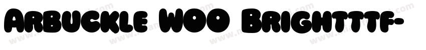 Arbuckle W00 Brightttf字体转换